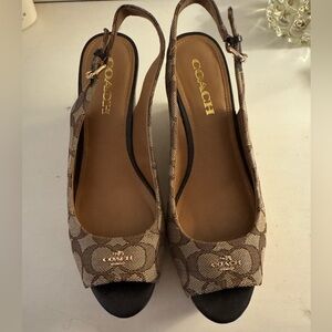 Coach Wedge Sandals